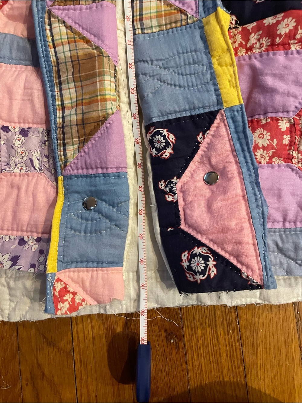 Handmade Patchwork Quilted Jacket - Multicolor - Picture 5 of 10